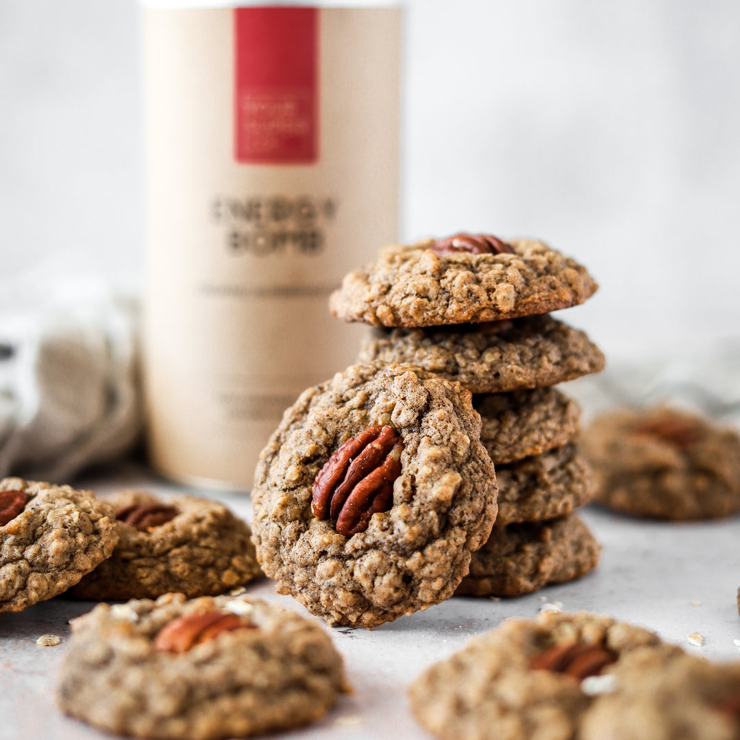 Energizing Oatmeal Pecan Cookies